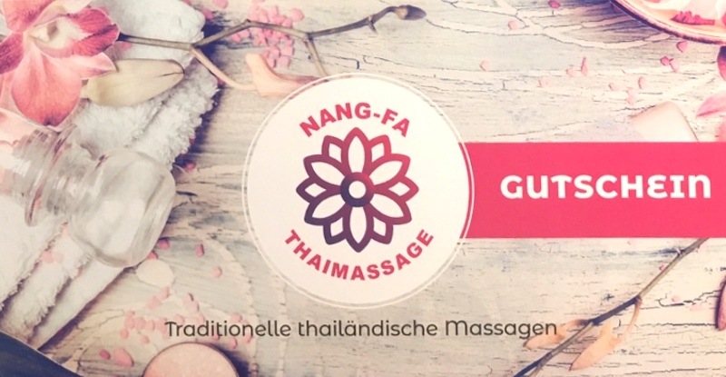 Gutschein Nang-Fa Thaimassage für traditionelle thailändische Massagen